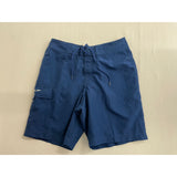 Speedo 7320111 Men's Navy Blue Board Shorts With Drawstring Size 28 Polyester