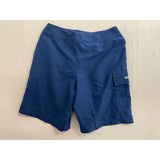 Speedo 7320111 Men's Navy Blue Board Shorts With Drawstring Size 28 Polyester