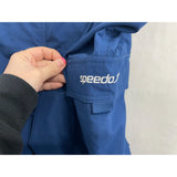 Speedo 7320111 Men's Navy Blue Board Shorts With Drawstring Size 28 Polyester