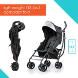 INGENUITY 3DLITE CONVENIENCE STROLLER, JET Black