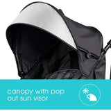 INGENUITY 3DLITE CONVENIENCE STROLLER, JET Black