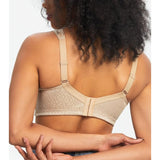 HACI 38853 Full Coverage Minimizer Bra Non Padded Wirefree 36B Toffee NWT