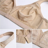 HACI 38853 Full Coverage Minimizer Bra Non Padded Wirefree 36B Toffee NWT