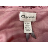 Dynamite Women's Layered Spaghetti Strap Top Size XS Pink V Neck Rayon