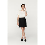 Dalia Collection Women's Size 4 Black Rayon/Poly Blend Lace Trim Pencil Skirt