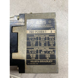 Allen-Bradley Bulletin 700 Type P 700-P200A1 Ser A AC Relay, USED