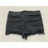 Forever 21 Women's Size 26 Black Stars Striped Stretch Low Rise Cut Off Shorts