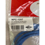 Quest Technology NPC-1207 Blue Molded Snagless Patch Cable New Open Package