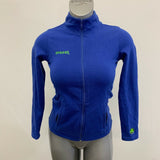 Crocs RX Full Zip Jacket Women's XS Blue Long Sleeve Mock Neck Fitted