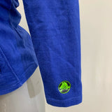 Crocs RX Full Zip Jacket Women's XS Blue Long Sleeve Mock Neck Fitted