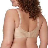 Playtex Secrets 4747 Womens Full Coverage Bra Beige Striped