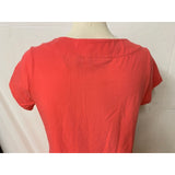 Lands End Women's S NWT coral short sleeve dress hits below knees