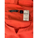 Lands End Women's S NWT coral short sleeve dress hits below knees