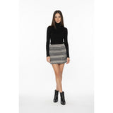 Banana Republic Size 4 Women's Blue White Pattern Back Zipper Short Pencil Skirt