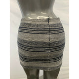 Banana Republic Size 4 Women's Blue White Pattern Back Zipper Short Pencil Skirt