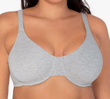 Fruit of the Loom Cotton Stretch Extreme Comfort Bra Style 9292PRA Gray