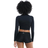 Body Glove Let It Be Rash Guard with UPF 50 - Women's Large Black NWT