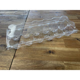 Egg / Golf Ball Parking Cartons Clear Plastic Pack of 12  NEW