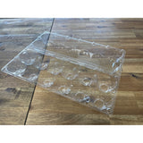 Egg / Golf Ball Parking Cartons Clear Plastic Pack of 12  NEW