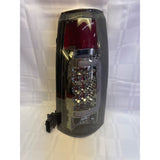 Rear Tail Light for 88-00 C/K GMT400 3D LED C-SHAPE BAR Black Clear Left Side