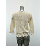 Forever 21 Exclusive Women's Small Ivory Acrylic/Wool/Nylon Pullover Sweater
