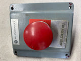 Allen-Bradley Emergency Stop 4' x 4" x 3" Cast Power Box With Push Button Switch