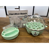 HAMILTON BEACH 3-IN-1 EGG COOKER, 7-EGG, TEAL NEW