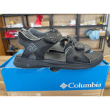 COLUMBIA 2 STRAP SANDALS Black Men's 7, Women's 8.5 NEW