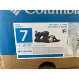 COLUMBIA 2 STRAP SANDALS Black Men's 7, Women's 8.5 NEW