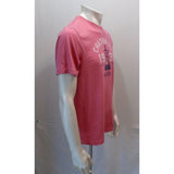IZOD Saltwater Men's Relaxed Classics Short Sleeve Pink Graphic T Shirt Size M