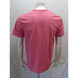 IZOD Saltwater Men's Relaxed Classics Short Sleeve Pink Graphic T Shirt Size M