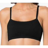 Fruit of the Loom Womens Spaghetti Strap Cotton Sports Bra 9036 black