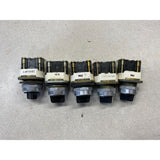 ALLEN BRADLEY USED BLACK KNOB SELECTOR SWITCH LOT OF 5 BAG #44