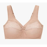 Glamorise Women's Plus Size MagicLift Comfort Bra Posture Back #1064 Beige