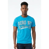 Aeropostale T shirt Men's Large Blue Cotton Graphic