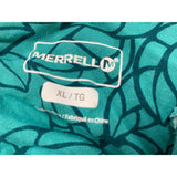 Merrell Activewear Tank Top Women's XL green floral Rayon Blend