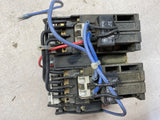 GE CR7ZA Contactor 25 Amp 24VDC Coil Set Of 2 Connected USED
