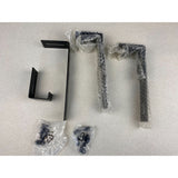 Mayne 3833 Adjustable Deck Rail Brackets Black New