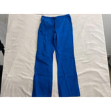 Dickies Women's Medical Scrub Pants Size XS Blue Drawstring Waist Polyester Blend