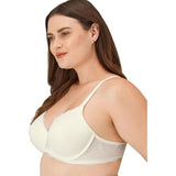 WonderBra E1556 Lace Plunge Lift EcoPure Underwire Bra Pearl