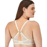 WonderBra E1556 Lace Plunge Lift EcoPure Underwire Bra Pearl