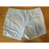Tommy Hilfiger Shorts Women's 28 Blue Cotton Blend Chino Walking Casual Shorts