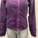 Bench BBQ Jacket Purple full Zip women's Small Cotton Poly