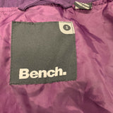 Bench BBQ Jacket Purple full Zip women's Small Cotton Poly