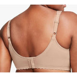 Glamorise Womens Full Figure Cotton Blend Support Bra #1001 Cafe NWOT