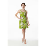 Forecast Women's Small Green Floral Cotton Sundress