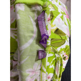 Forecast Women's Small Green Floral Cotton Sundress