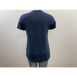 Tommy Hilfiger Women's Blue Good Vibes Relaxed Fit T-Shirt Size Medium Cotton