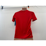 Montreal Canadiens Hockey Boys T Shirt Size Medium NEW Red Polyester Short Sleeve Tee