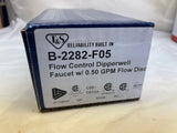 T&S Control Dipperwell Faucet with Flow Tower 0.50 GPM B-2282-F05